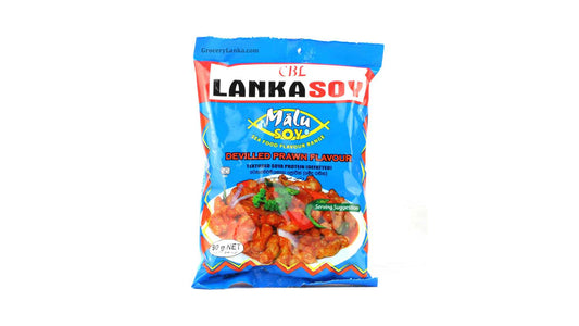 Lankasoy / Malusoy Devilled Prawn Flavored Soy Nuggets (90g)