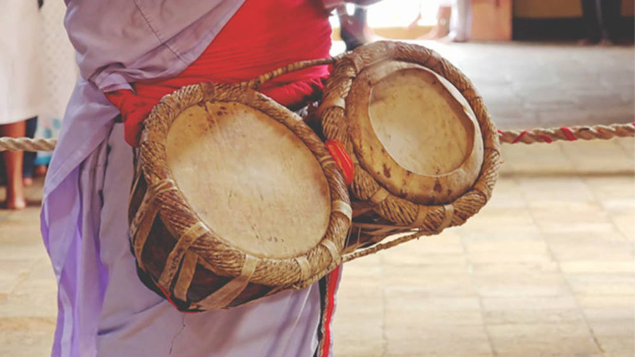 Traditional Drum Playing Experience From Negombo