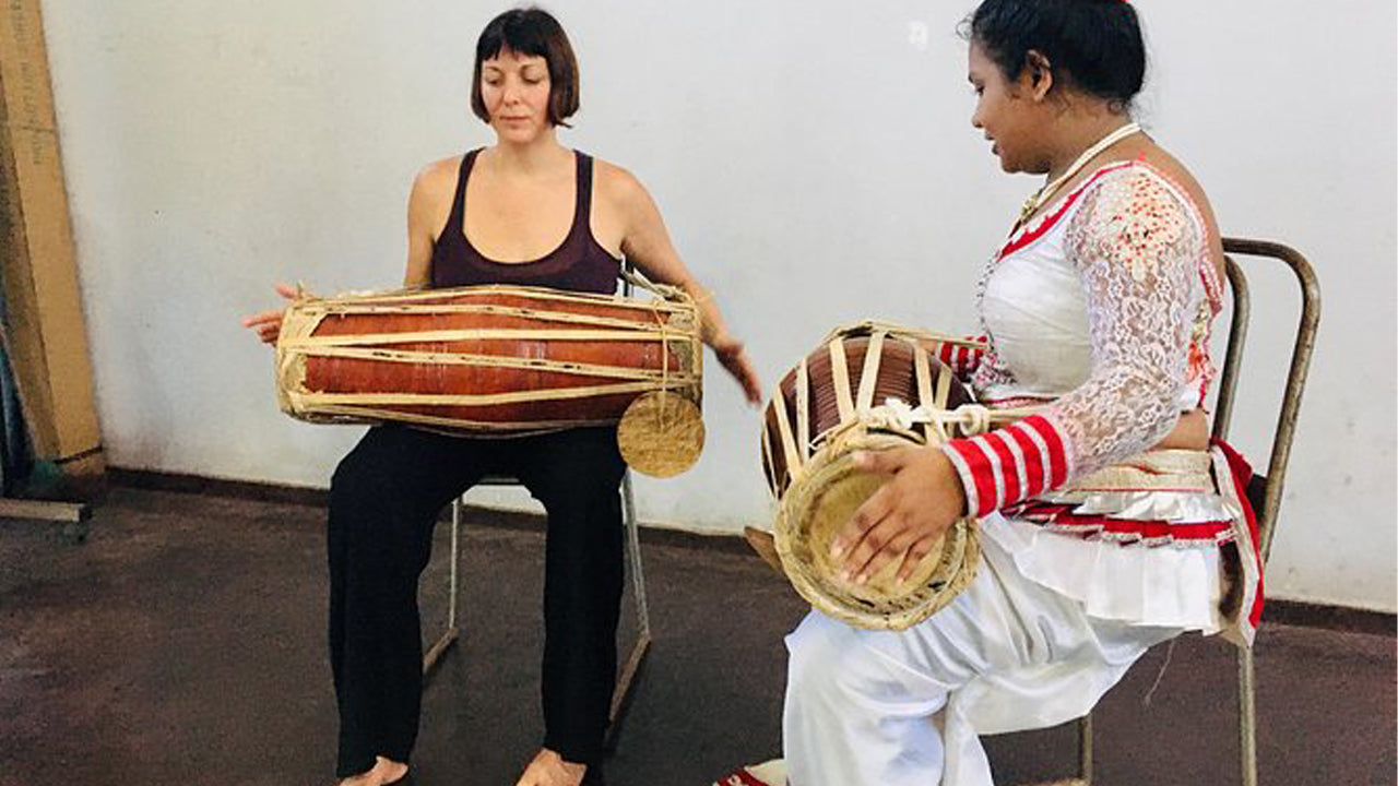 Traditional Drum Playing Experience From Negombo