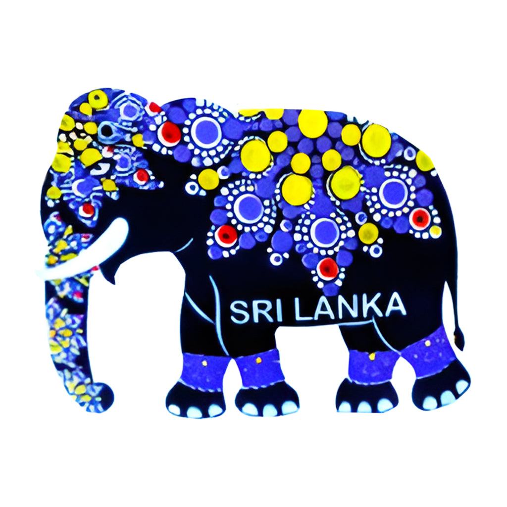 Sri Lanka Traditional Kandy Elephant Fridge Magnet