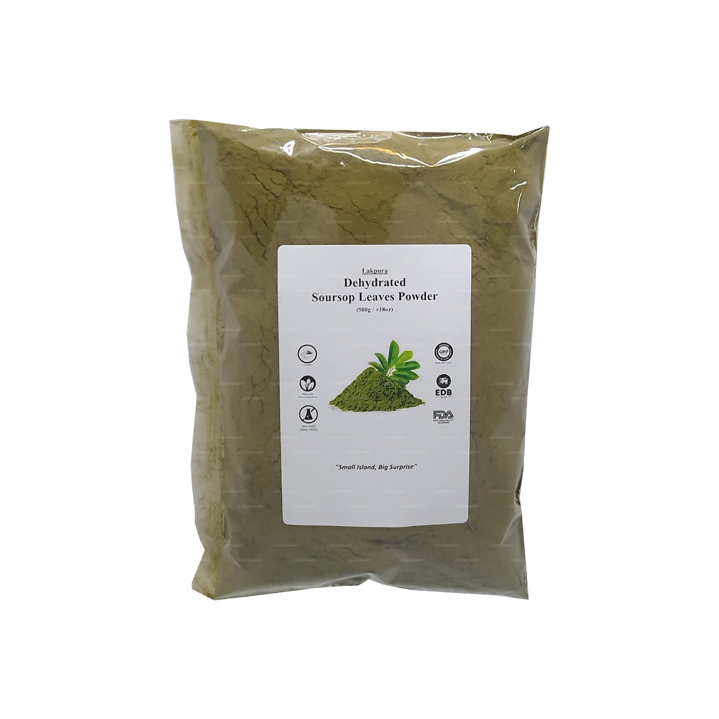 Lakpura Wildcrafted Soursop (Guanabana, Graviola, Guyabano) Dehydrated Leaves Powder