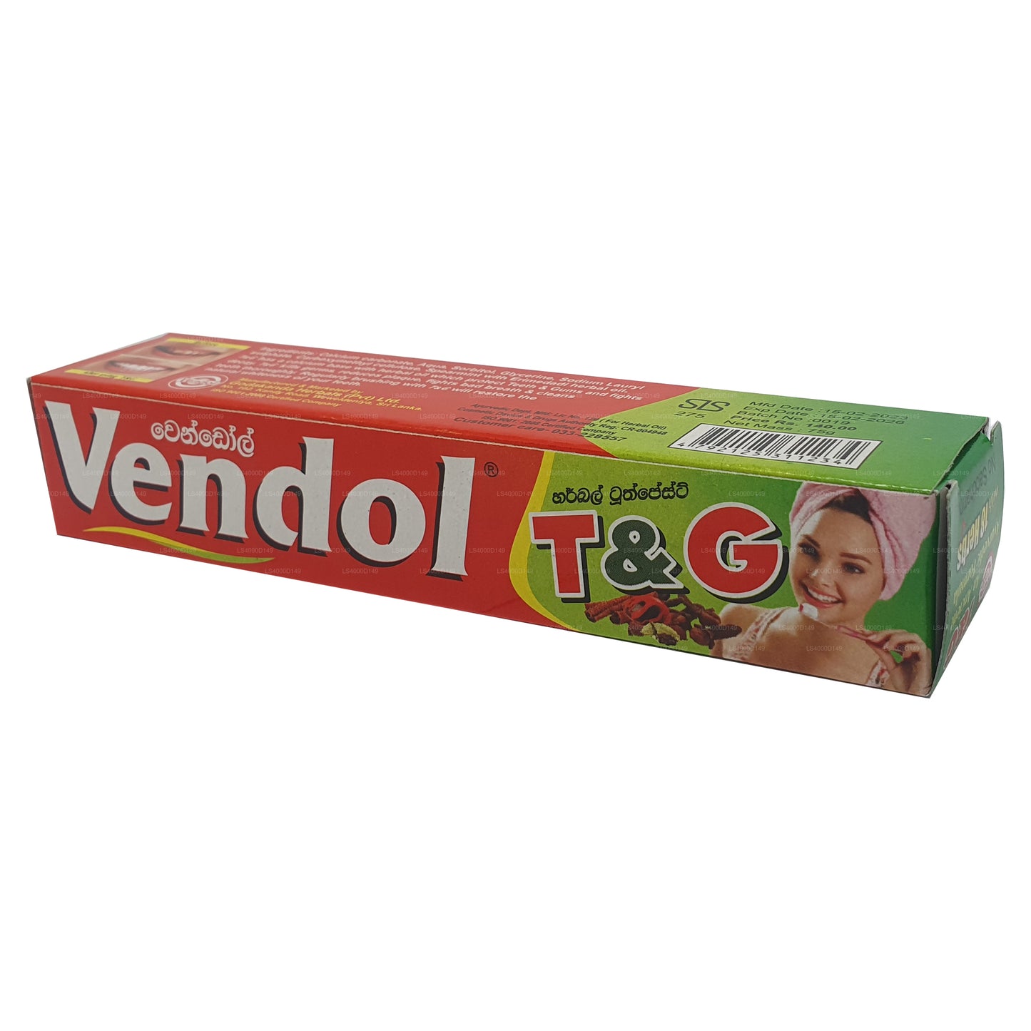 Vendol T and G Toothpaste