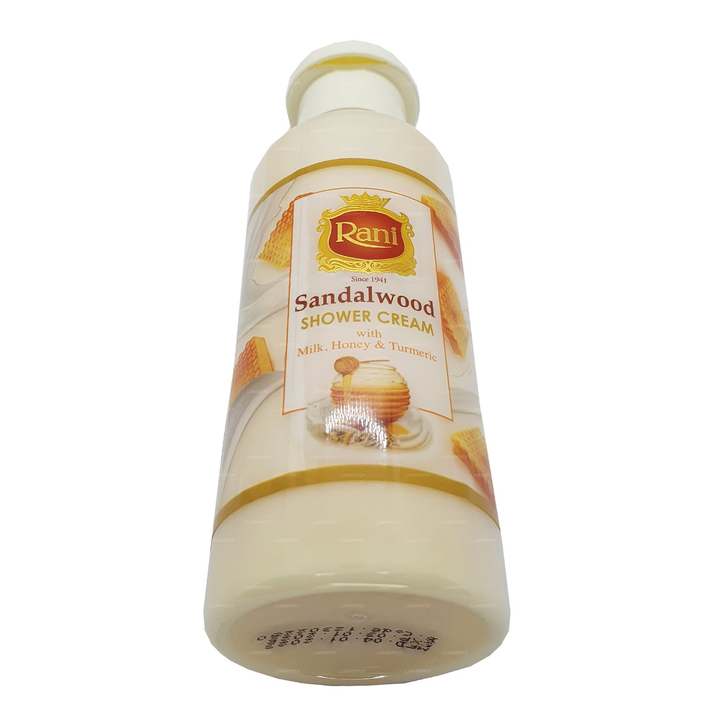 Swadeshi Rani Sandalwood Shower Cream With Milk, Honey and Turmeric (250ml)