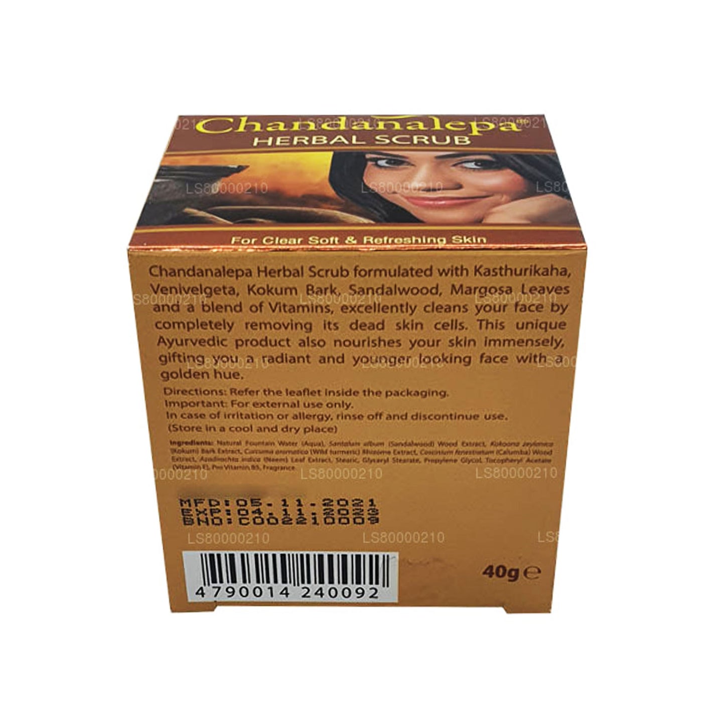 Chandanalepa Herbal Scrub (40g)