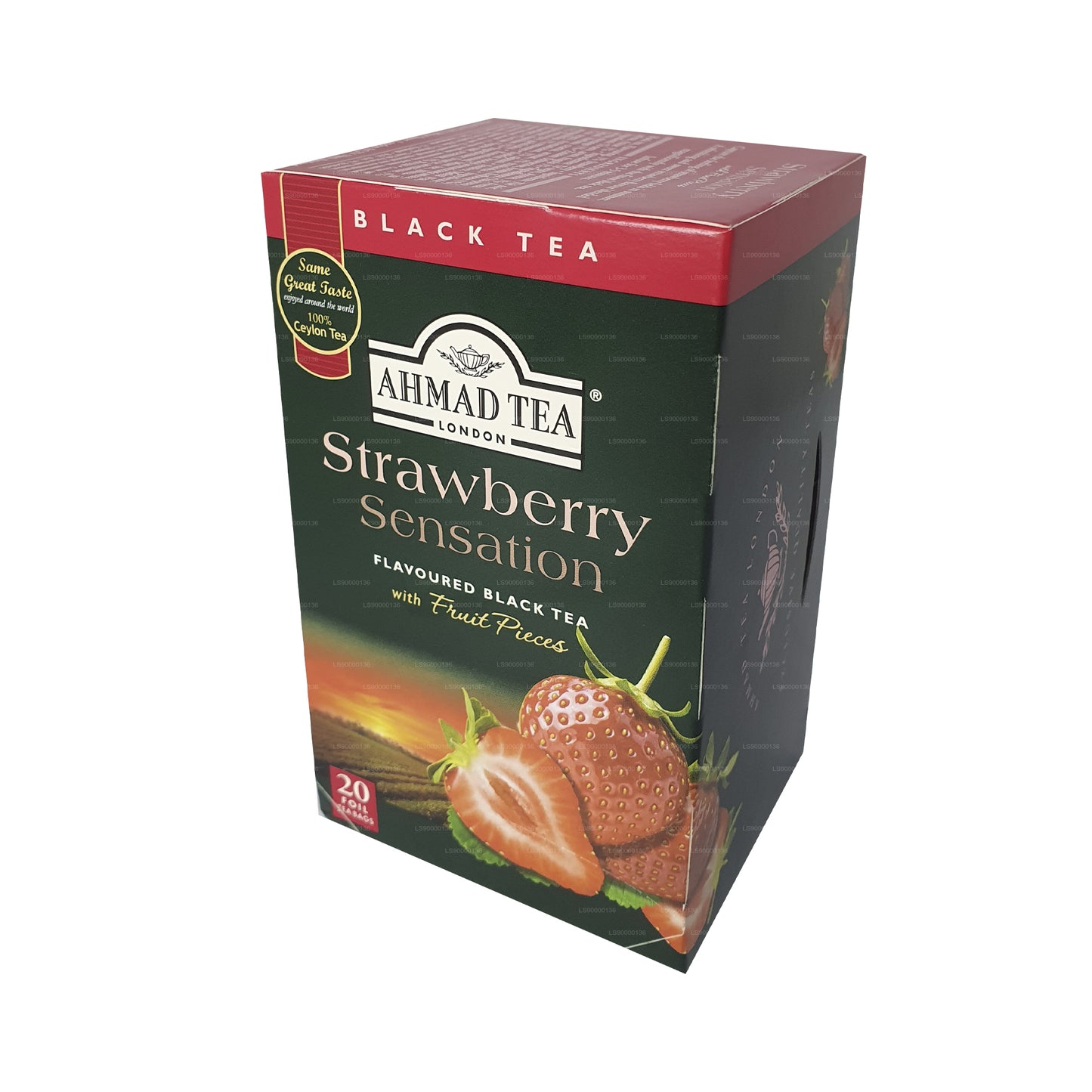 Ahmad Tea Strawberry 20 Foil Tea Bags (40g)