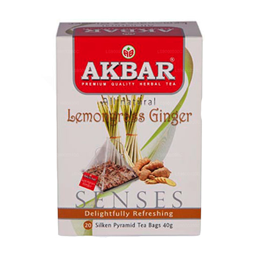Akbar Lemon Grass & Ginger (40g) 20 Tea Bags