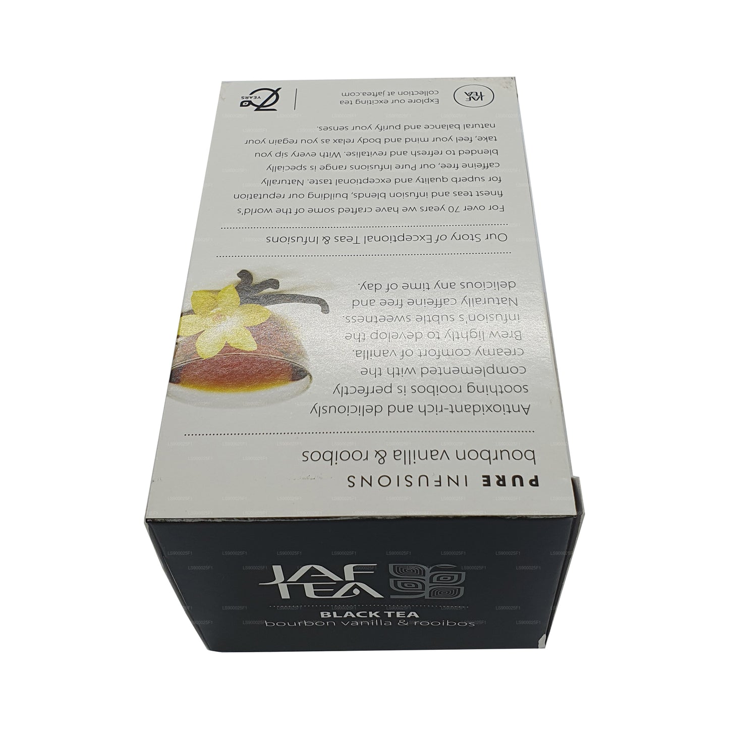 Jaf Tea Pure Infusions Collection Bourbon Vanilla Rooibos Foil Envelop Tea Bags (30g)