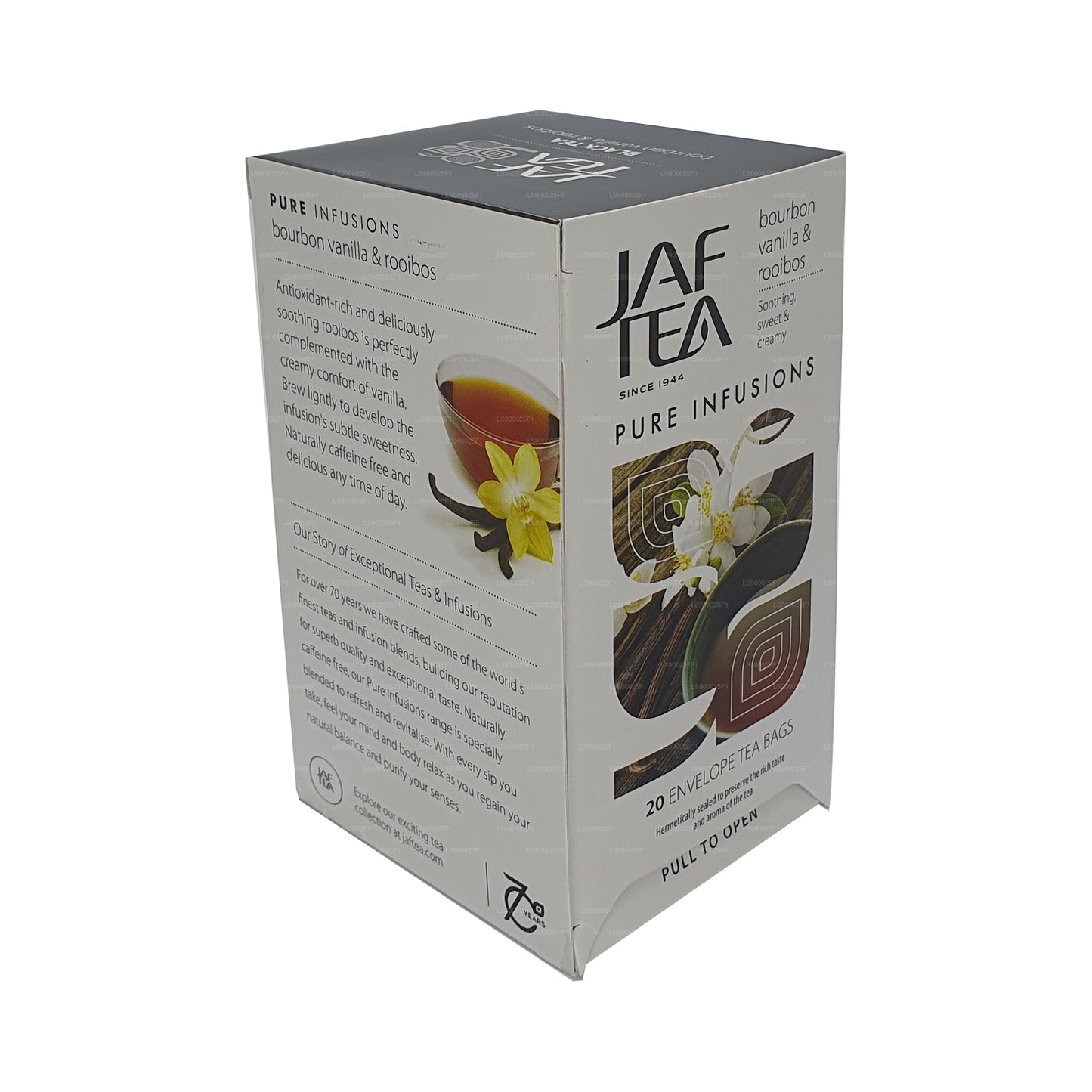 Jaf Tea Pure Infusions Bourbon Vanilla and Rooibos (30g) 20 Envelope Tea Bags