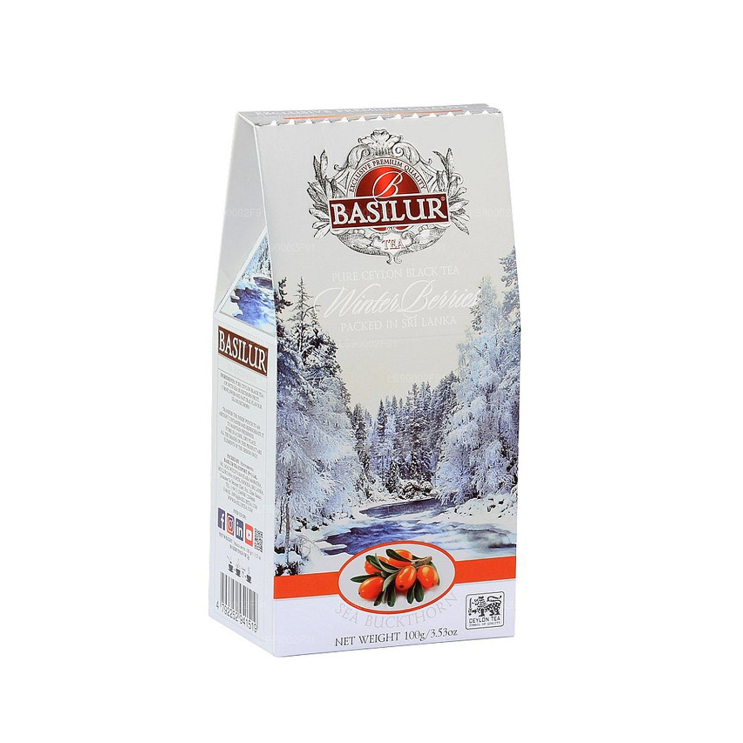 Basilur Winter Berries "Sea Buckthorn" (100g)