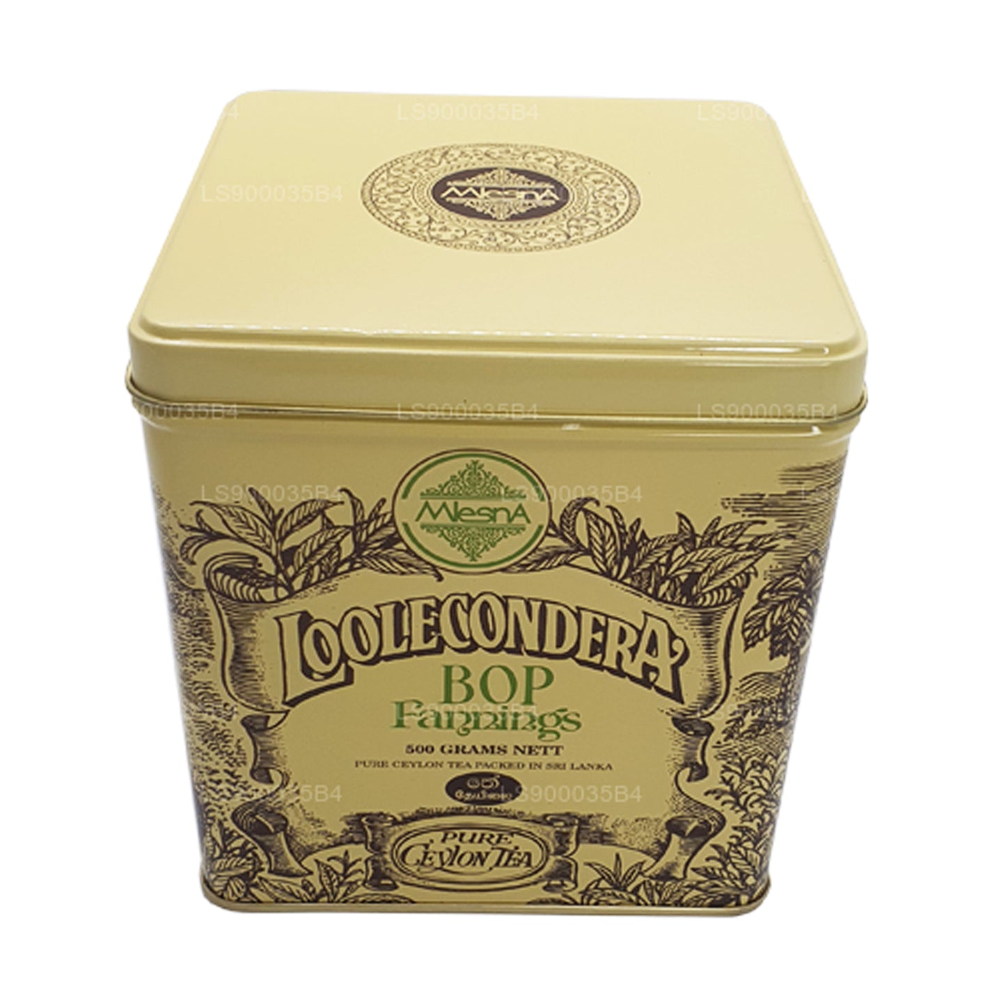 Mlesna Loolecondera BOP Fannings Grade Tea (500g) Caddy