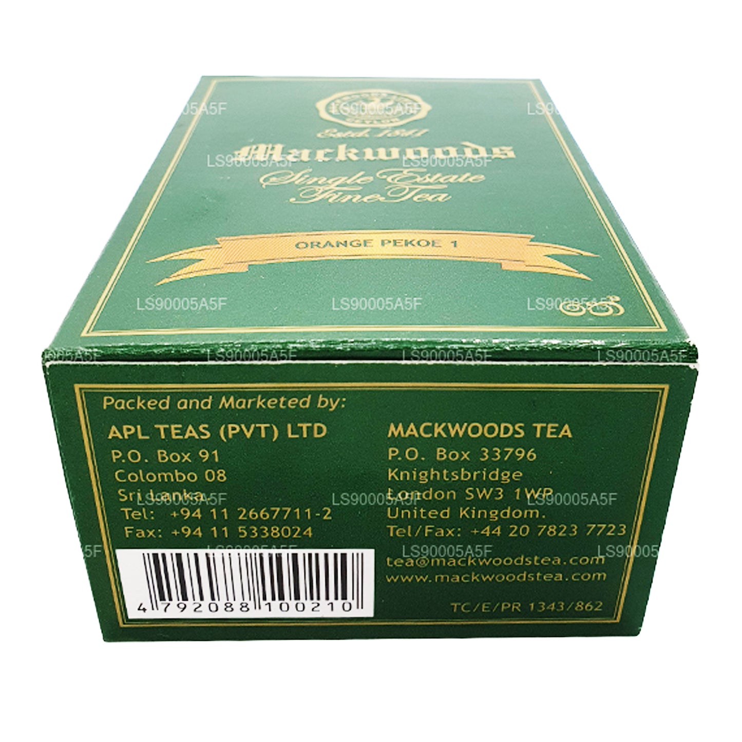 Mackwoods Orange PEKOE 1 Tea (100g)