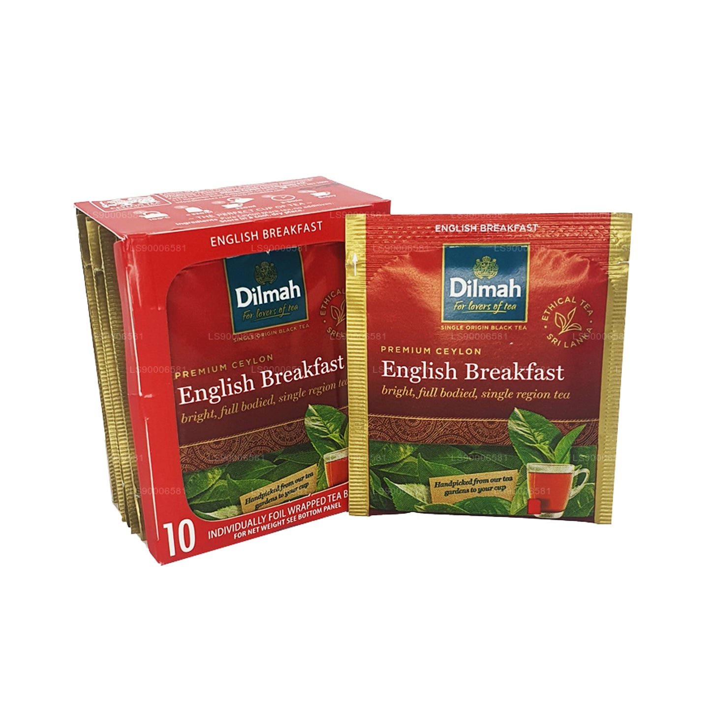 Dilmah English Breakfast Tea (20g) 10 Individually Foil Wrapped Tea Bags