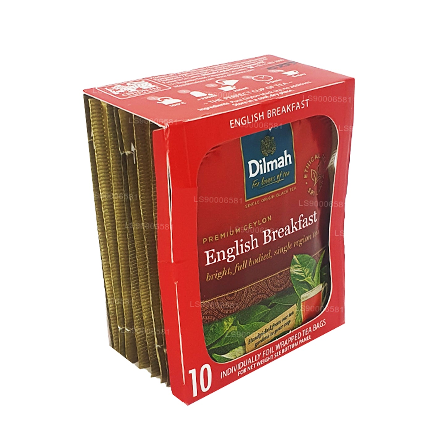 Dilmah English Breakfast Tea (20g) 10 Individually Foil Wrapped Tea Bags