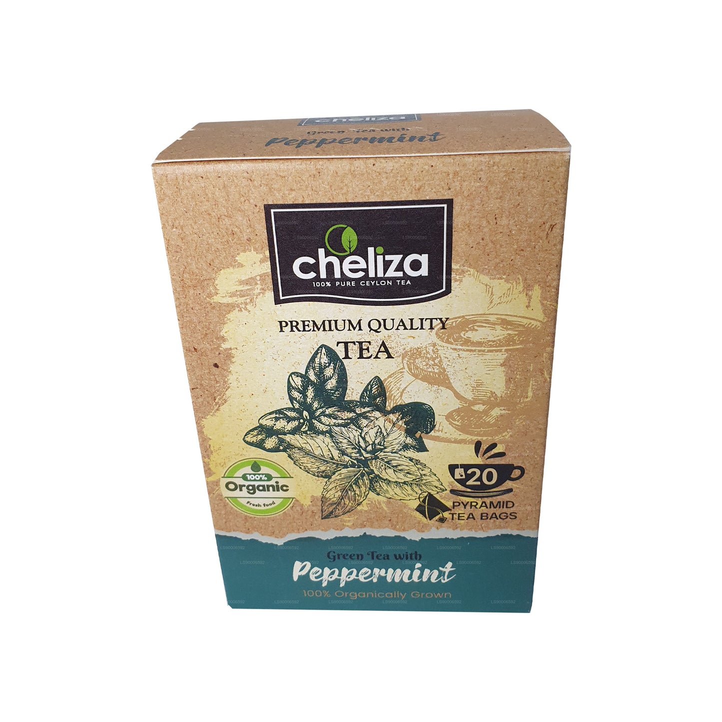 Cheliza Black Tea with Peppermint (50g) 20 Tea Bags