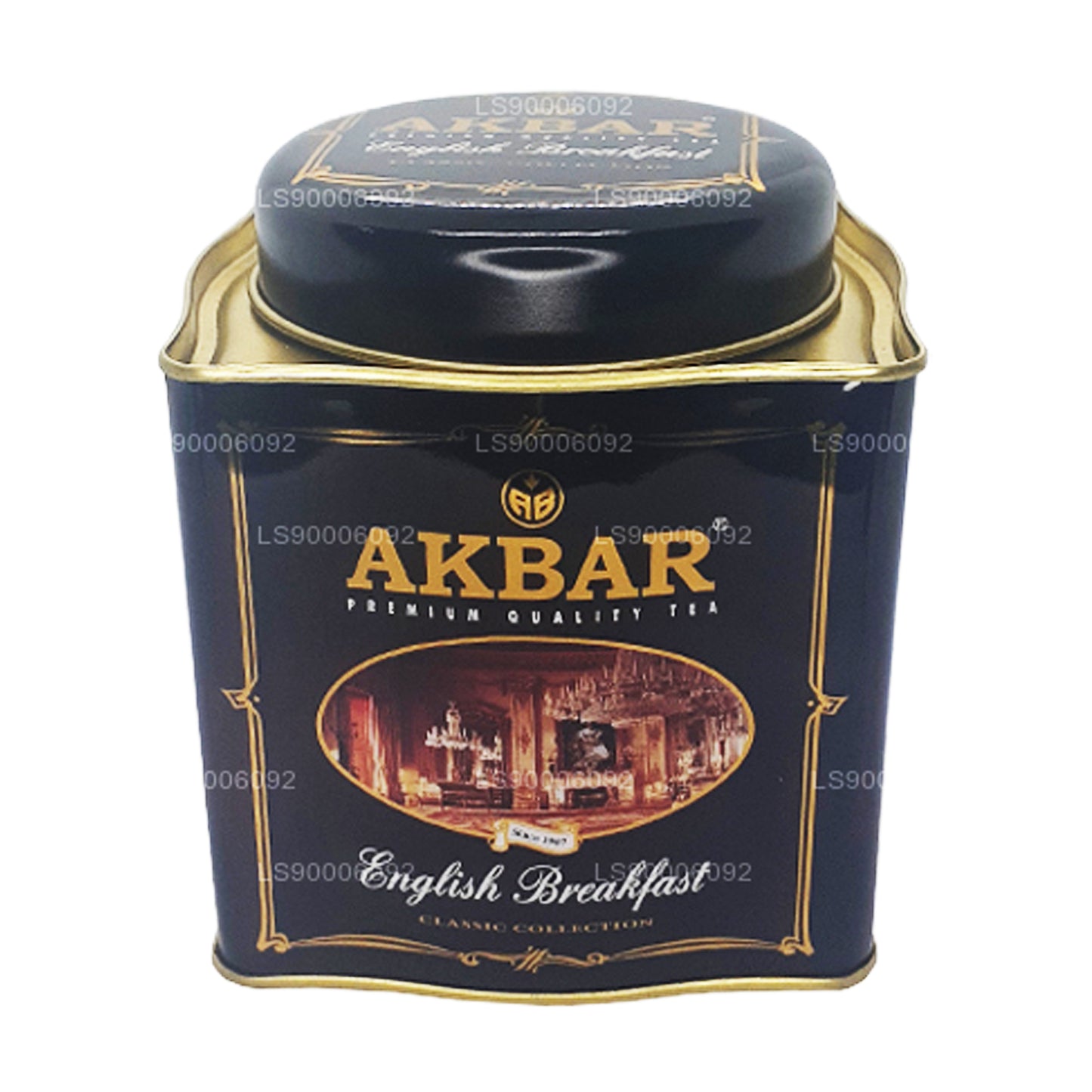 Akbar Classic English Breakfast Leaf Tea (250g) Tin