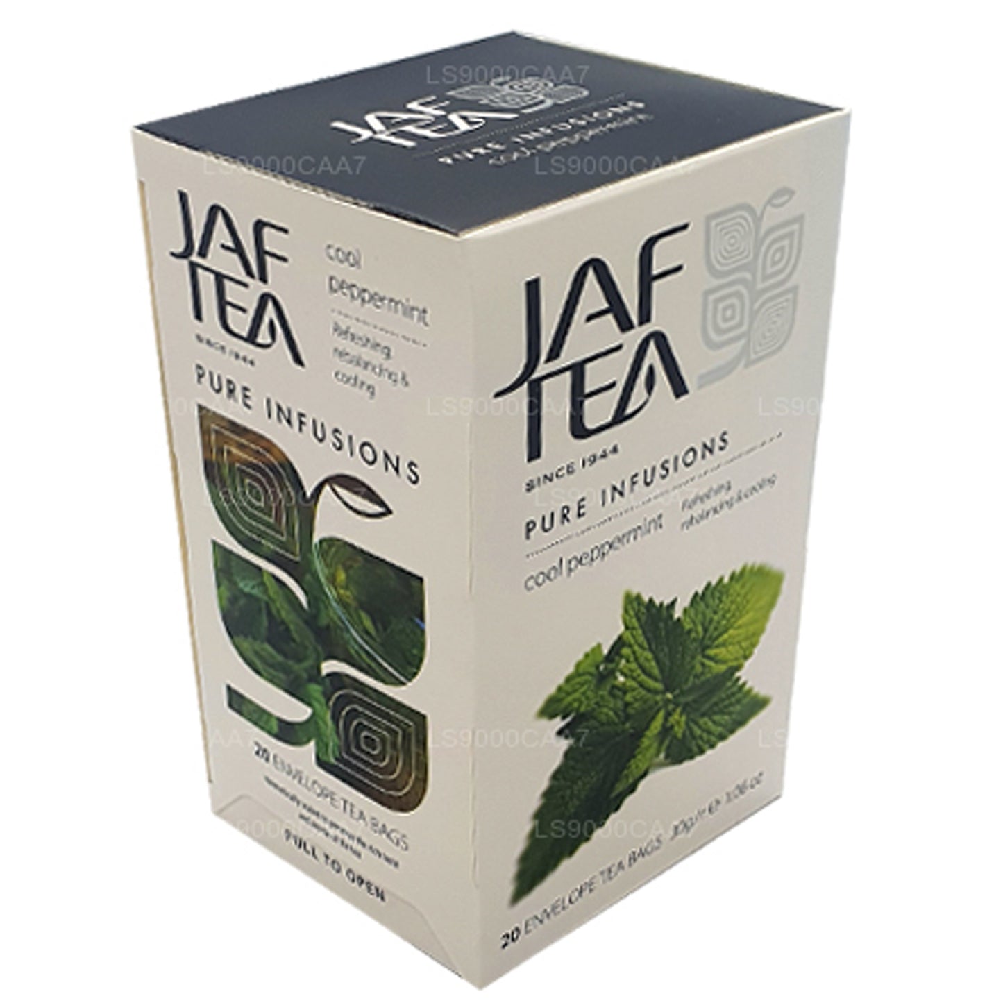 Jaf Tea Pure Infusions Collection Cool Peppermint Foil Envelop Tea Bags (30g)