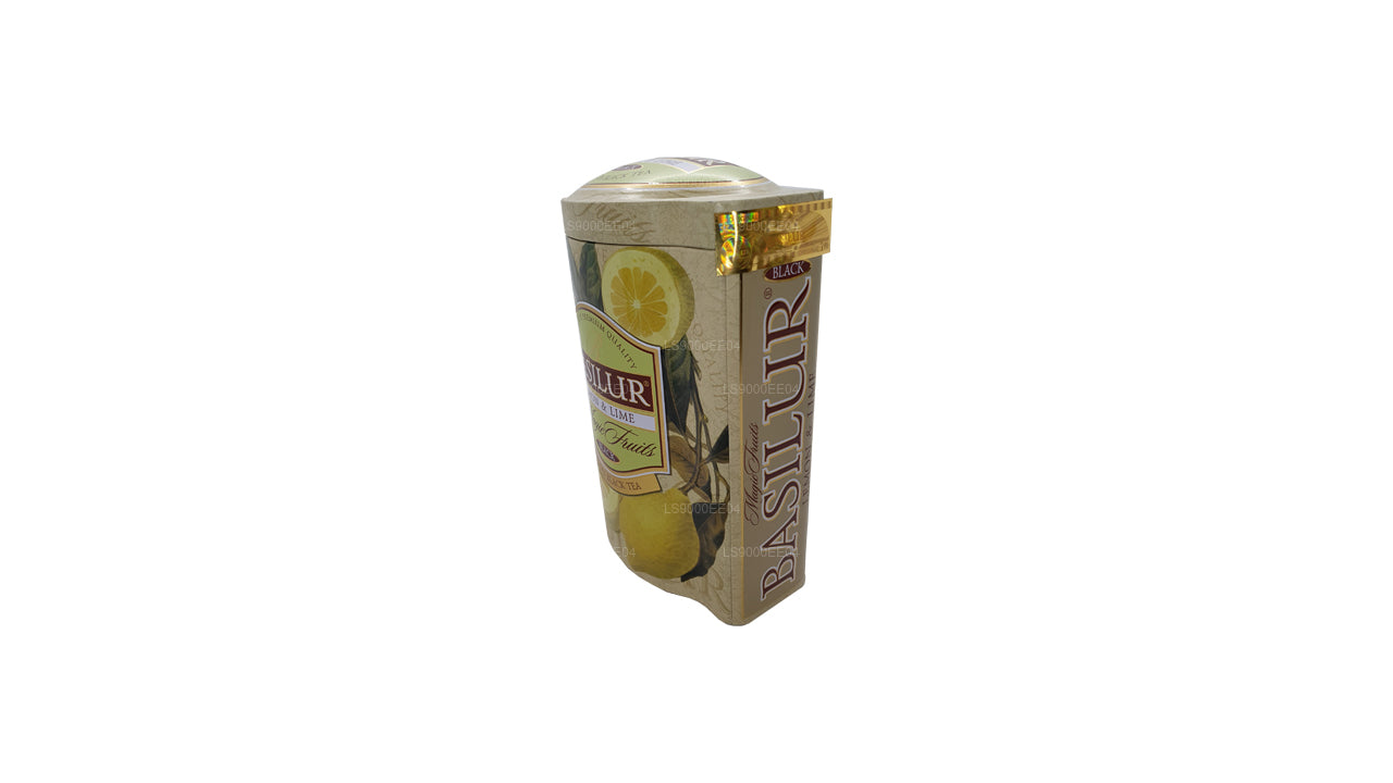 Basilur Magic Fruits Lemon and lime (100g) Tin Caddy