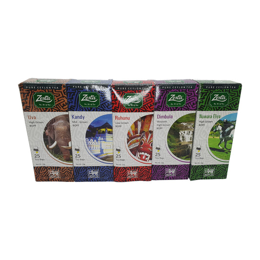 Zesta Ceylon Regional Tea Collection (250g) 125 Tea Bags