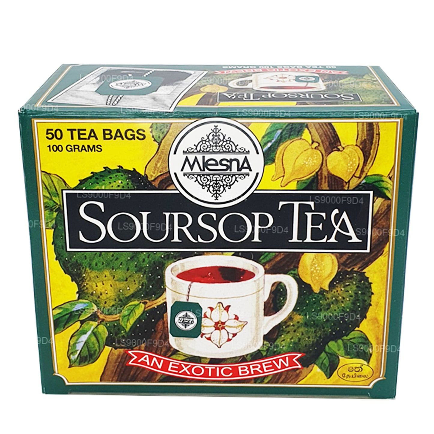 Mlesna Soursop Tea "An Exotic Brew" (100g) 50 Tea Bags