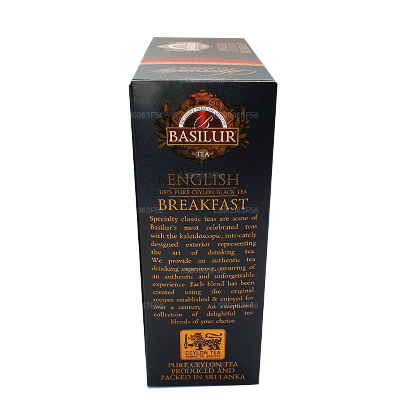 Basilur English Breakfast Pure Ceylon Black Tea (200g) 100 Tea Bags