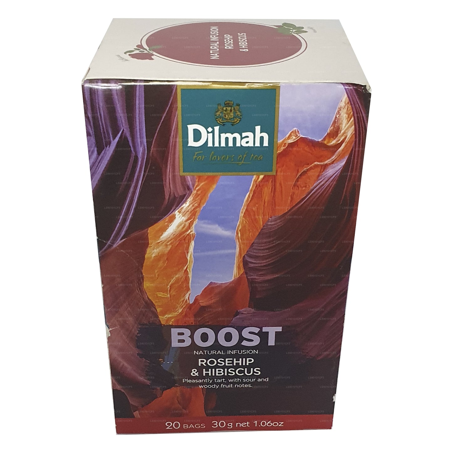 Dilmah Rosehip & Hibiscus Flavored Black Tea (30g)