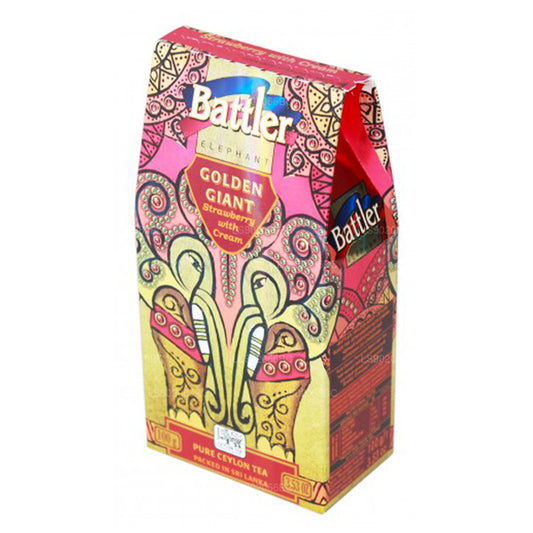Battler Strawberry with Cream  Loose Tea (100g) Carton Box