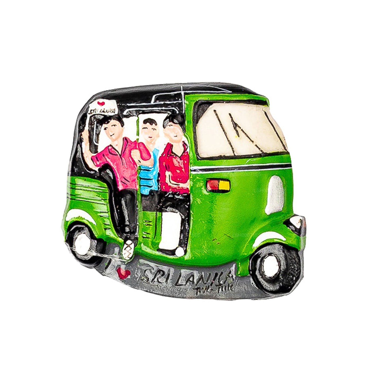 Luv Sl  Tuk Tuk Fridge Magnets