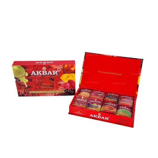 Akbar Fruit Fiesta Flavoured Black Tea Gift Box 80 Tea Bags (160g)