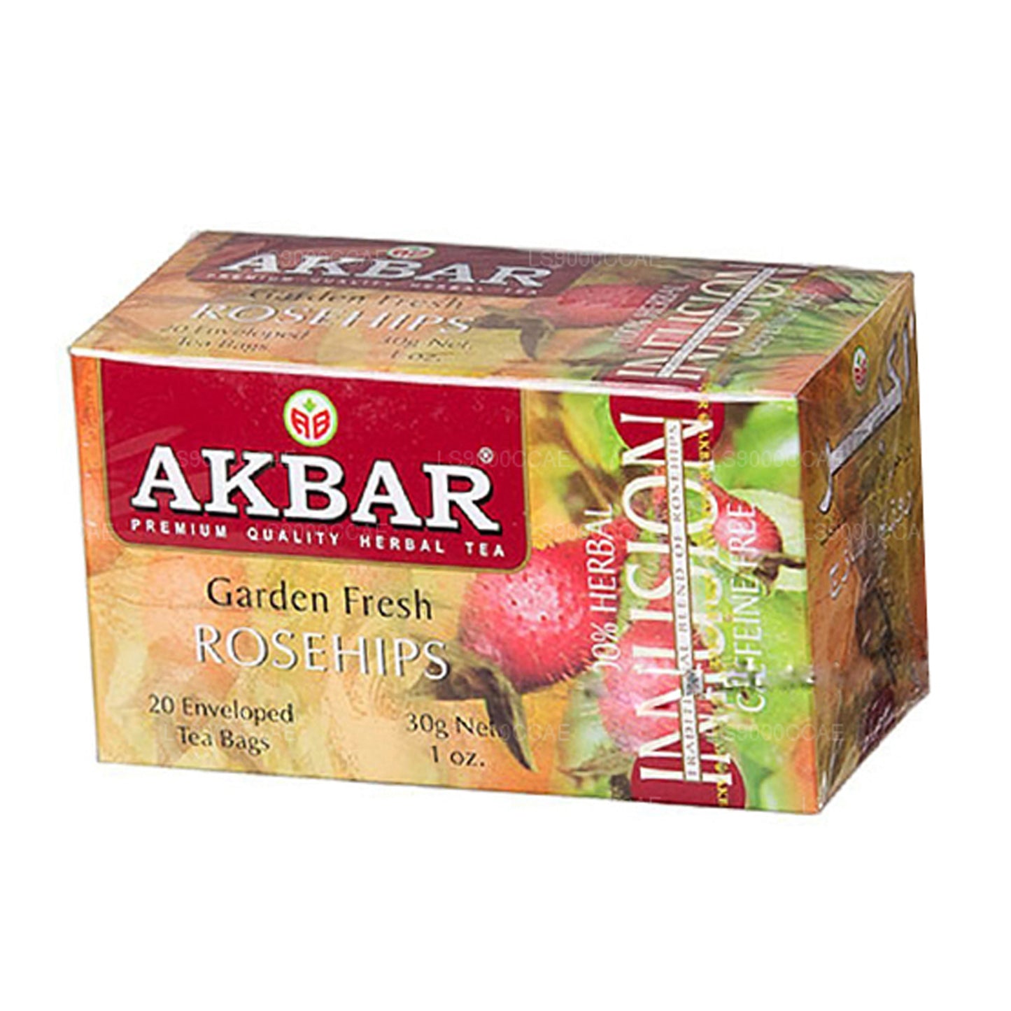 Akbar Garden Fresh Rosehips 20 Tea Bags (30g)