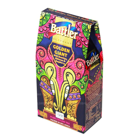 Battler Wild Rosehip Hibiscus Raspberry Loose Tea (100g) carton box