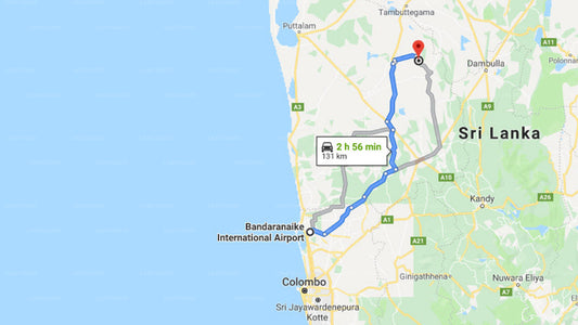 Colombo Airport (CMB) to Embogama City Private Transfer