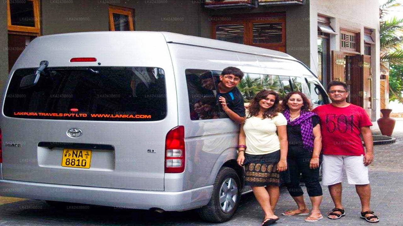 Kandy City to Pasikuda City Private Transfer