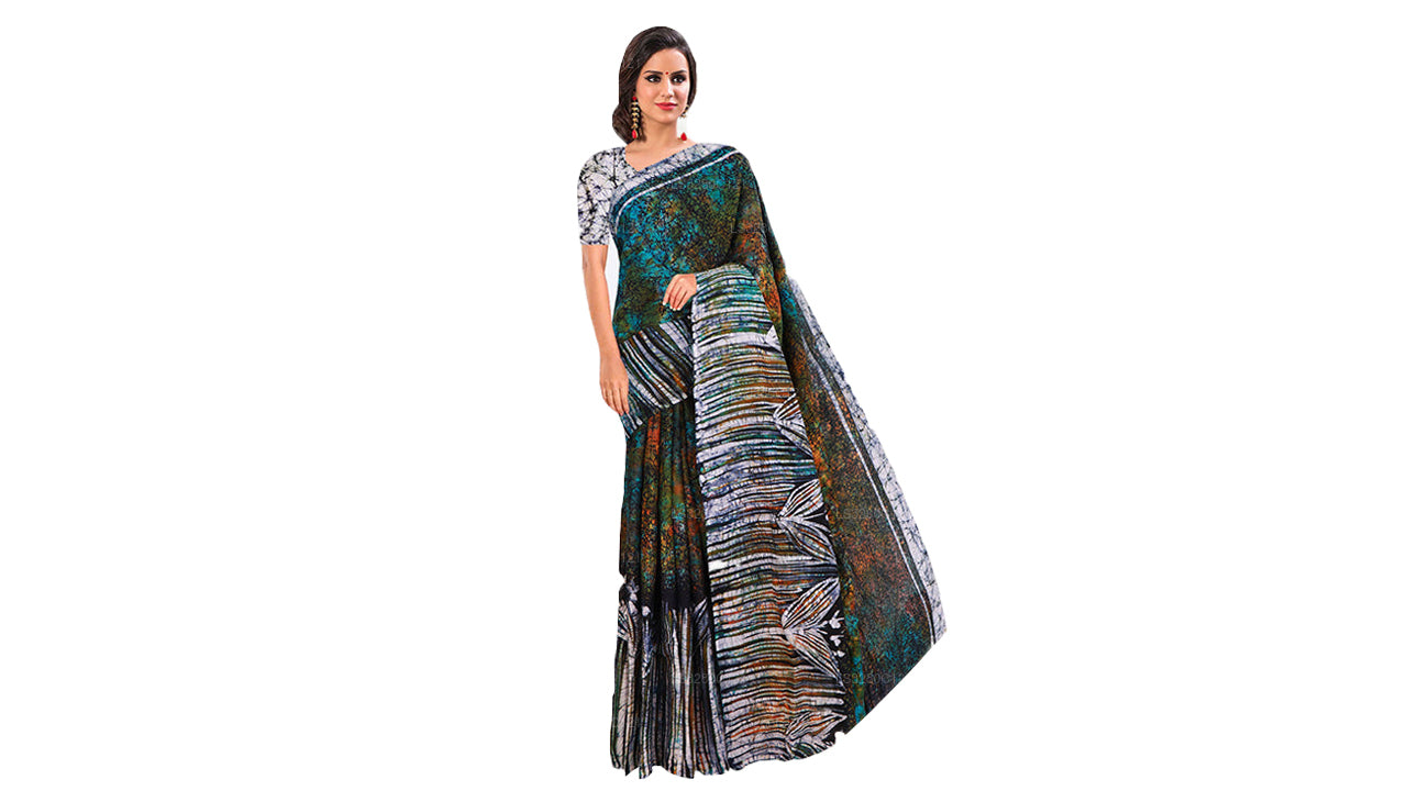 Lakpura Batik Saree (Design D)