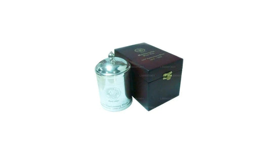 Mackwoods Iconic "160th Anniversary Blend" In A Silver Plated And Handcrafted Caddy In A Wooden Gift Box  (40g)