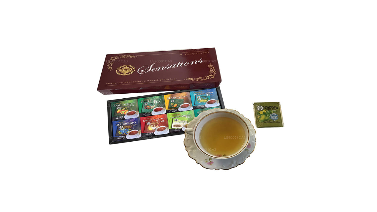 Mlesna Sensations 8 Flavour Assorted Luxury Foil Tea Bags (160g)