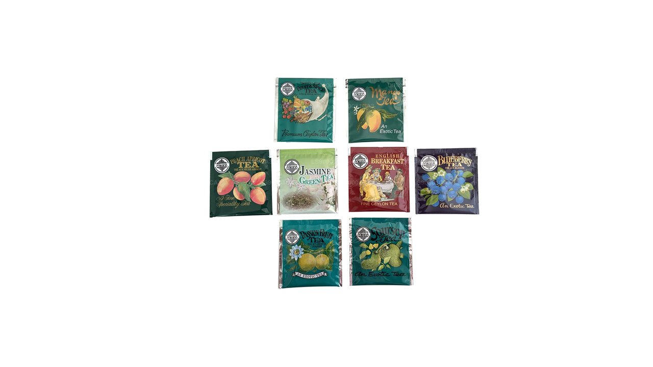 Mlesna Sensations 8 Flavour Assorted Luxury Foil Tea Bags (160g)