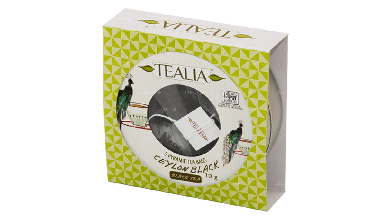 Tealia Ceylon Black - 5 Pyramid Tea Bags (10g)