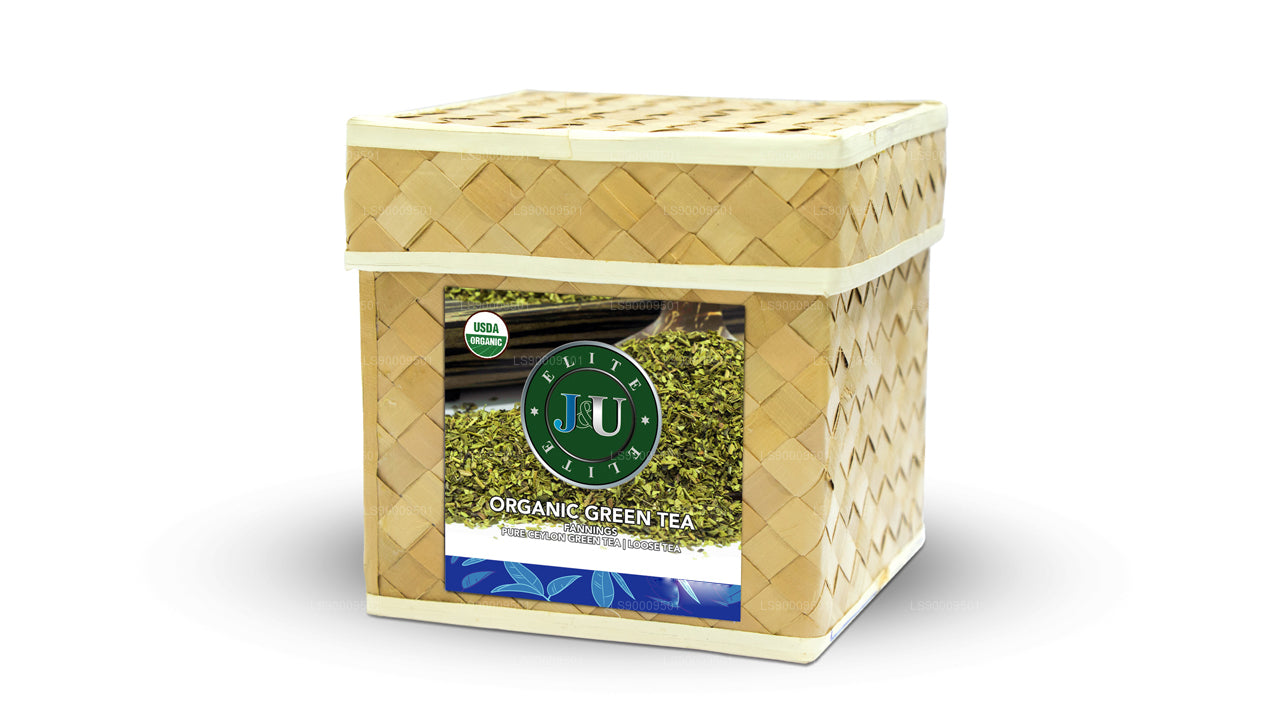 J&U Organic Fannings Pure Ceylon Green Loose Tea (100g)