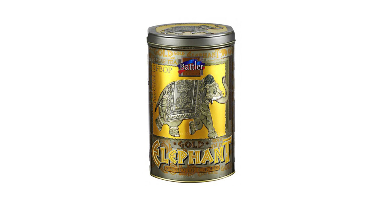 Battler Gold Elephant (400g) Tin Caddy