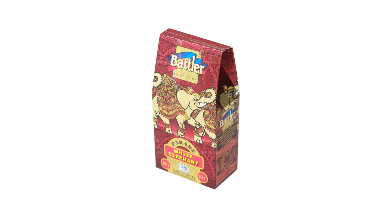 Battler White Elephant (100g Loose Tea) Carton Box