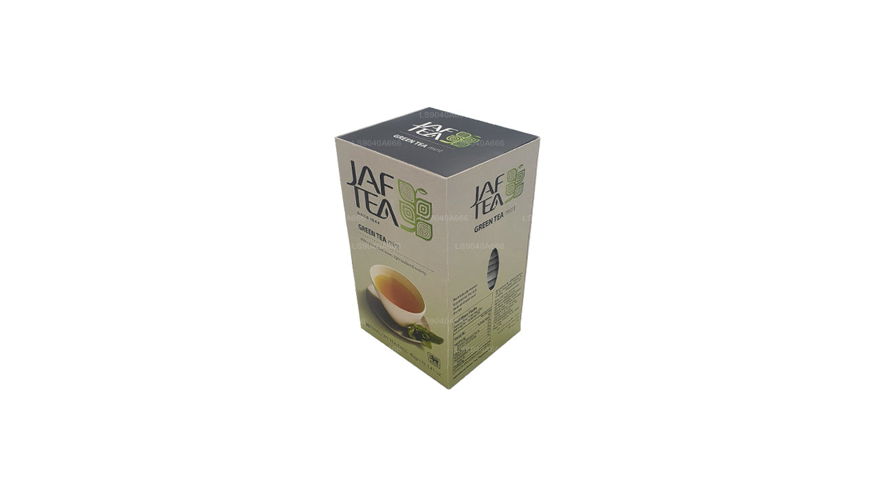 Jaf Tea Pure Green Collection Green Tea Mint Foil Envelop Tea Bags (40g)